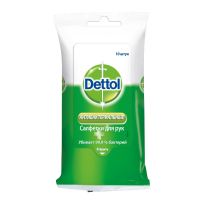 Антибактериальные салфетки Dettol для рук, 10 шт