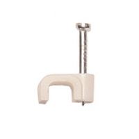Скобы электроустановочные 4мм 50шт прямоуг