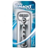 Станок для бритья «Gillette» Mach3 Turbo с двумя кассетами