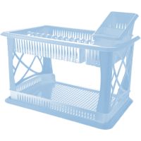 Сушилка для посуды Plastic Centre «Лилия», 2-ярусная, с сушилкой для столовых приборов, ПЦ1558 (Фото 2)