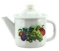 Эмалированный чайник 1 л, рисунок: в ассортименте, М2707/4, Эмаль