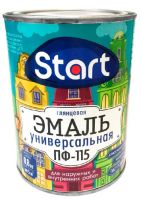Эмаль ПФ-115 голубая 0,8 кг Start Saiver