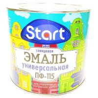 Эмаль ПФ-115 универсальная голубая 1,8кг START SAIVER