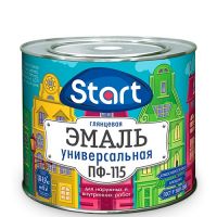 Эмаль ПФ-115 универсальная зеленая 1,8 кг Start Saiver