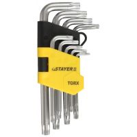 Набор шестигранных ключей STAYER MASTER 2-10 мм 9 шт 2743-Н9