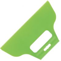 Пластмассовый шпатель для клея СИБРТЕХ зубчатый 4х4 мм 86014 (Фото 1)
