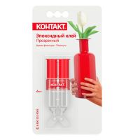 Клей эпоксидный Контакт прозрачный, 6 мл