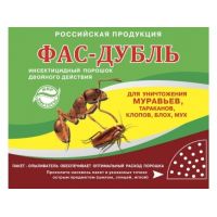 Средство для уничтожения муравьев, тараканов Фас-Дубль