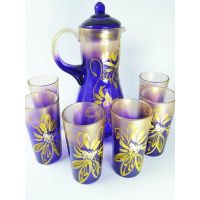 Набор для воды: кувшин и стаканы, 7 предметов, рисунок в ассортименте