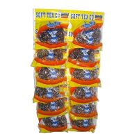 Мочалка металлическая Soft Texco, 12 шт
