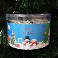 Гирлянда-сетка новогодняя LED 200, 2 х 1,5 м (Фото 1)