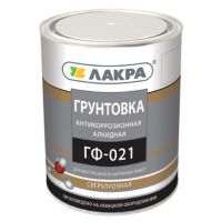 Грунтовка ГФ-021 серый 1кг Лакра