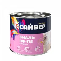 Эмаль ПФ-115 Сайвер Premium глянцевая, белая 2 кг