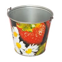 Ведро оцинкованное 5 л декоративное