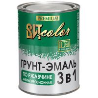 Грунт-эмаль по ржавчине 3 в 1 желтый 1,8 кг Вит