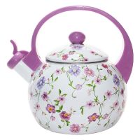 Чайник эмалированный 2,5 л со свистком, 25001/17