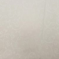 Скатерть круглая, длина 180 см, цвет: кремовый