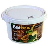 Saitex Лак Сауна бесцветный водный, 2.5 л