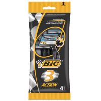 Одноразовый станок BIC 3 Action, 4 шт