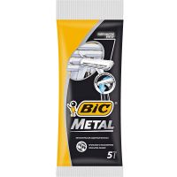 Одноразовый станок BIC Metal, 5 шт