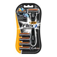 Станок BIC Flex 3 Hybrid + кассеты 4 шт