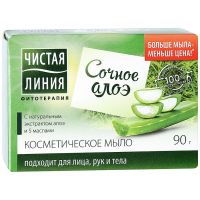Мыло «Сочное алоэ» Чистая Линия, 90 г