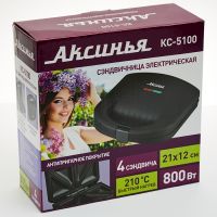 Сэндвичница электрическая 800 Вт АКСИНЬЯ КС-5100 (Фото 4)