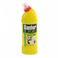 Средство санитарно-гигиеническое Sanfor гель, Зеленое яблоко, 750 г