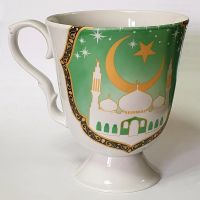 Бокал на ножке «Мечеть» фарфоровая