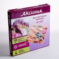 Весы напольные электронные «Пляж» max 180 кг, Аксинья КС-6007 (Фото 1)