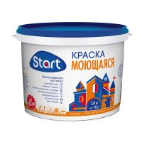 Краска моющаяся белоснежная 3 кг, START