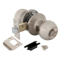 Ручка защелка 6082 SN-B с фиксатором, матовый никель