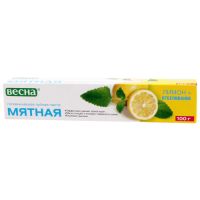 Зубная паста «Мятная» лимон и отбеливание, 100 мл