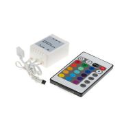 Контроллер для светодиодной ленты 12V 80W RGB с пультом, 613977