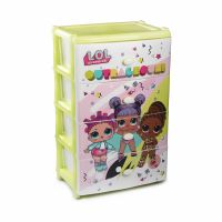 Комод 4-х секционный широкий «LOL Surprise» М8229