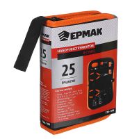 Набор инструментов 25 предметов в сумке, Ермак 736-188