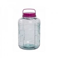 Банка стеклянная с ручкой 10L