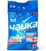 Порошок Чайка 2кг 2 в 1 с кондиционером