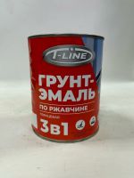 Грунт-эмаль по ржавчине 3в1 зеленая 0,8кг