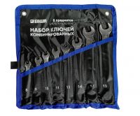 Набор ключей комбинированных 8-19мм 8пр на полотне