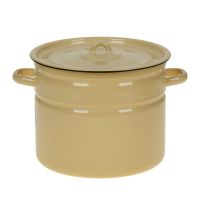 Кастрюля эмалированная 9 л, с крышкой, с рисунком, 2с200с (Фото 1)