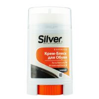 Крем-блеск для обуви Silver черный, 50 мл