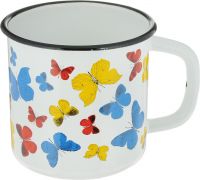 Эмалированная кружка 1 л с рисунком, Эмаль М0107/7