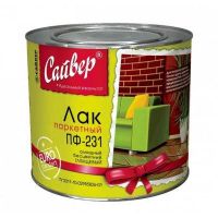 Лак паркетный ПФ-231 0,8 кг бесцветный Saiver